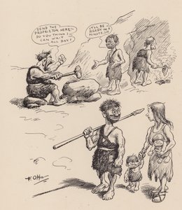 Our Antediluvian Ancestors by F Opper: Number Thirteen by Frederick Burr Opper