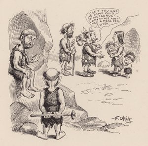Our Antediluvian Ancestors: Number Thirty Two by Frederick Burr Opper