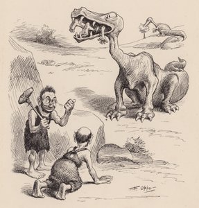 Our Antediluvian Ancestors by F Opper: Number Twelve by Frederick Burr Opper