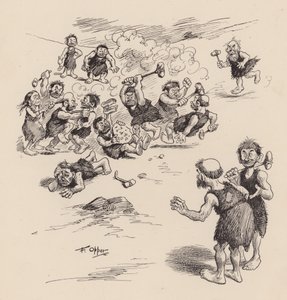 Our Antediluvian Ancestors by F Opper: Number Twenty by Frederick Burr Opper