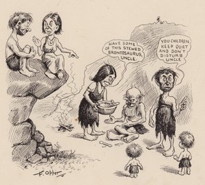 Our Antediluvian Ancestors by F Opper: Number Twenty Four by Frederick Burr Opper
