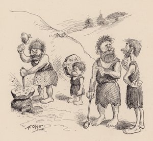 Our Antediluvian Ancestors by F Opper: Number Twenty Nine by Frederick Burr Opper
