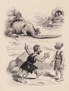 Our Antediluvian Ancestors by F Opper: Number Twenty One by Frederick Burr Opper