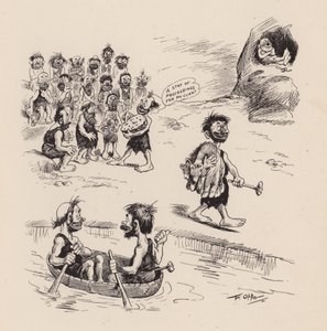 Our Antediluvian Ancestors by F Opper: Number Twenty Two by Frederick Burr Opper