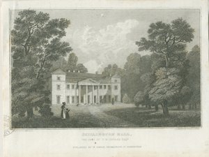 Chillington Hall (engraving) by Frederick Calvert