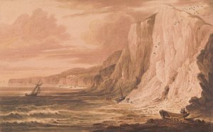 Culver Cliff, Sandown Bay, Isle of Wight by Frederick Calvert