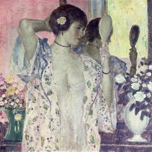 The Hand Mirror by Frederick Carl Frieseke