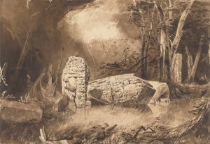 Maya Stela at Copan, Honduras