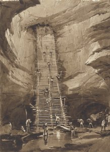 Well at Bolonchen, Yucatan by Frederick Catherwood