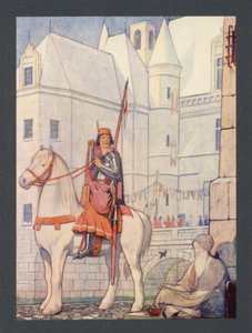 St Martin, 4th century, Festival 11 November by Frederick Cayley Robinson