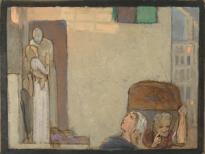 Study for The Farewell by Frederick Cayley Robinson