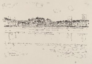 Inner Harbor by Frederick Childe Hassam