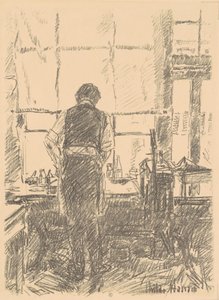 Portrait of Joseph Pennell by Frederick Childe Hassam