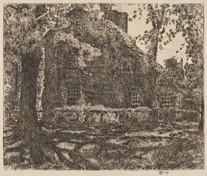 The Home Sweet Home Cottage, Easthampton, 1921 by Frederick Childe Hassam