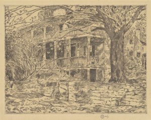 The Old House, Cos Cob, 1915 by Frederick Childe Hassam