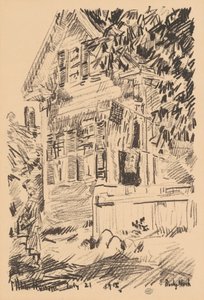The Service Flag by Frederick Childe Hassam