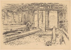The Spar Shop, Gloucester by Frederick Childe Hassam