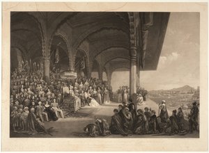 The Dussorah Durbar of His Highness the Maharaja of Mysore by Frederick Christian Lewis