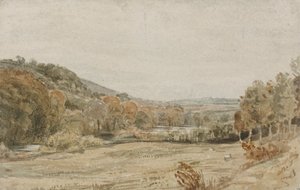 River Tamar, near Endsleigh, Devon by Frederick Christian Lewis the Elder