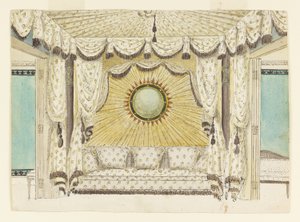 Design for Bed with Tented Alcove, probably for the Prince of Wales