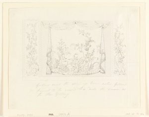 The Royal Pavilion, Brighton, Blue (South) Drawing Room, Proposed Wall Decoration, ca. 1820 by Frederick Crace