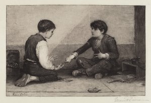 The Mora Players by Frederick Dielman