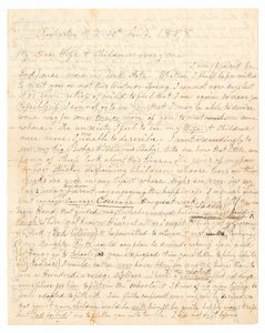 Letter written by John Brown and Frederick Douglass to Brown