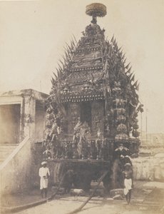 Juggernaut Car, Madras, 1850s by Frederick Fiebig