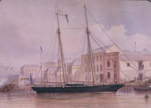 Circular Quay, c.1855 by Frederick Garling