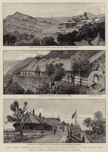 The Indian Frontier Troubles, Murree, the Headquarters of the Punjab Army by Frederick George Cotman