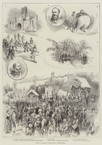 The Ice Carnival at the Royal Albert Hall by Frederick George Kitton