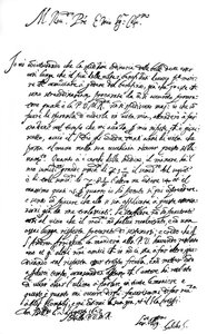 Letter by Galileo Galilei by Frederick George Netherclift