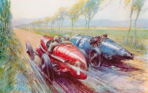 Felice Nazzaro won the 1922 Grand Prix, handling one of the new and very fast Fiats
