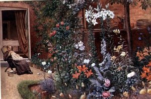 A Garden Border by Frederick Hamilton Jackson