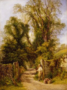 A Glimpse of Wharfdale, Yorkshire by Frederick Henry Henshaw