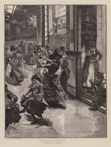 Dancing to an organ by Frederick Henry Townsend