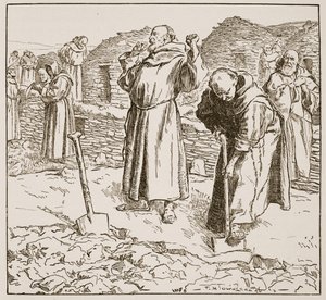 Monastic husbandry, illustration from 