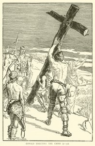 Oswald Erecting the Cross by Frederick Henry Townsend