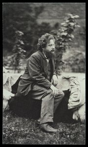 Portrait Photograph of William Morris by Frederick Hollyer by Frederick Hollyer