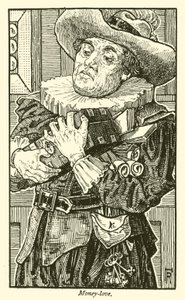 Money-love by Frederick Hurten Rhead
