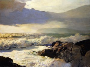 Rain Clouds and Sea