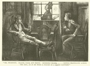 Illustration for Martin Chuzzlewit by Frederick L. Bernard