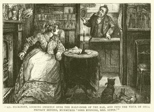 Illustration for Martin Chuzzlewit by Frederick L. Bernard