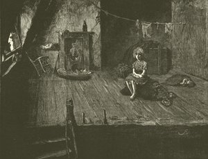Poor Children in an Attic
