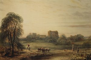 Glastonbury Abbey by Frederick Nash