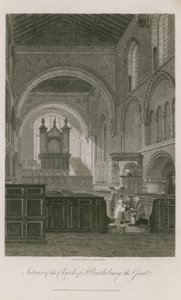 Interior of Church of St Bartholomew the Great