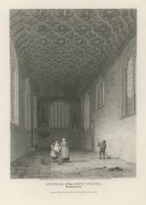 Interior of The Savoy Chapel by Frederick Nash