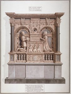 Monument to Richard Allington in Rolls Chapel, Chancery Lane, City of London