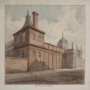View of the British Museum, Holborn, c.1807 by Frederick Nash
