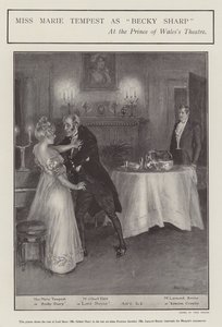 Miss Marie Tempest as Becky Sharp at the Prince of Wales